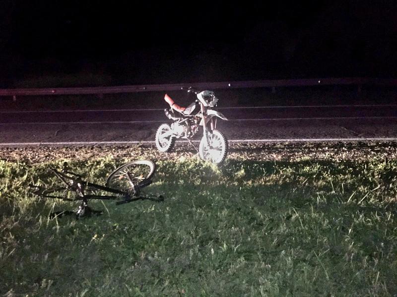 В Волжском утесе 15-летний мотоциклист без прав сбил 50-летнего велосипедиста