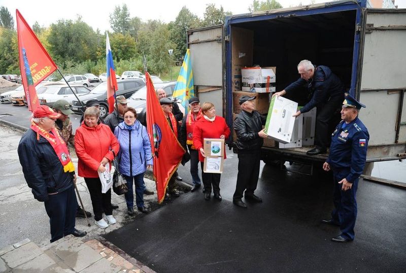 Ветераны Сызрани отправили гуманитарную помощь военнослужащим