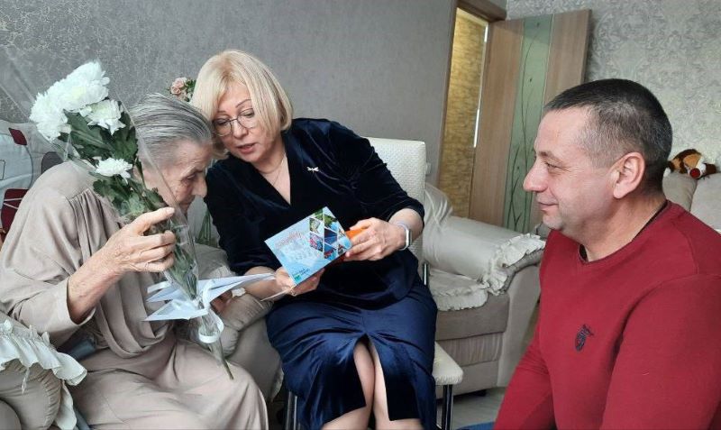 Ветерану Великой Отечественной войны Евдокии Лебедевой исполнилось 95 лет