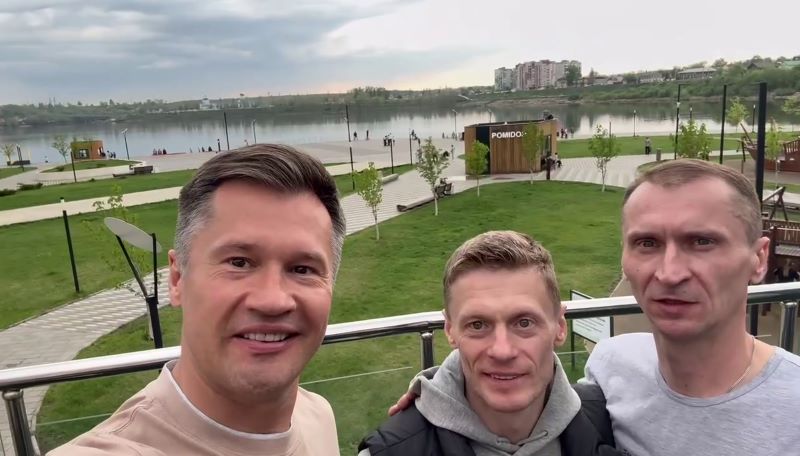 Спустя 25 лет после Олимпийских игр в Сызрани встретились российские гимнасты Немов, Бондаренко и Алёшин