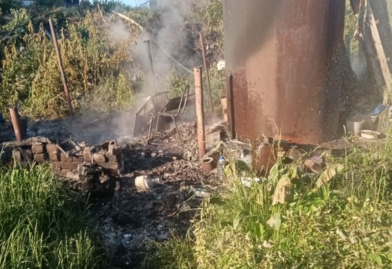 Ночью на даче под Сызранью вспыхнул пожар