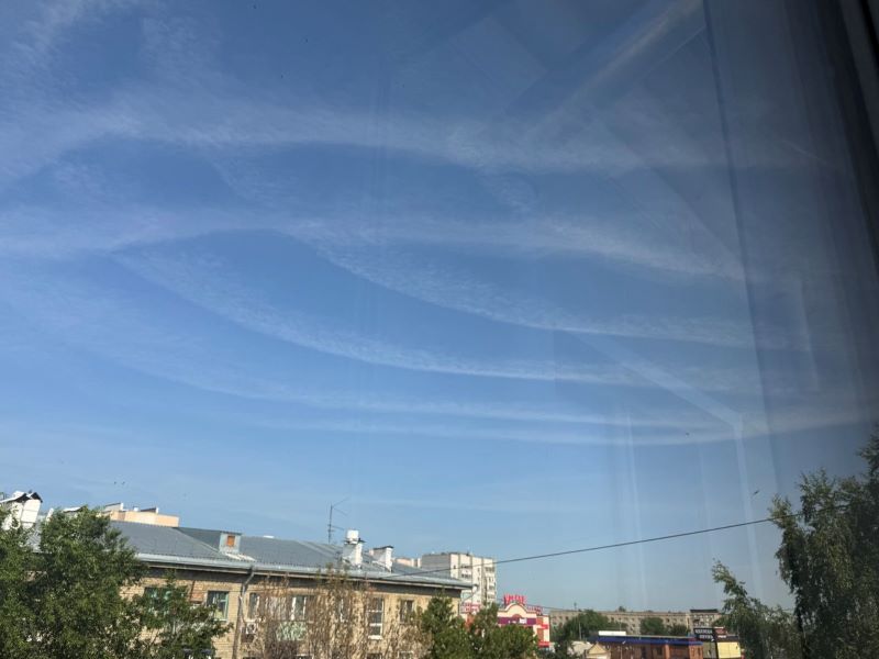 Неизвестный объект оставил круги в небе над Сызранью