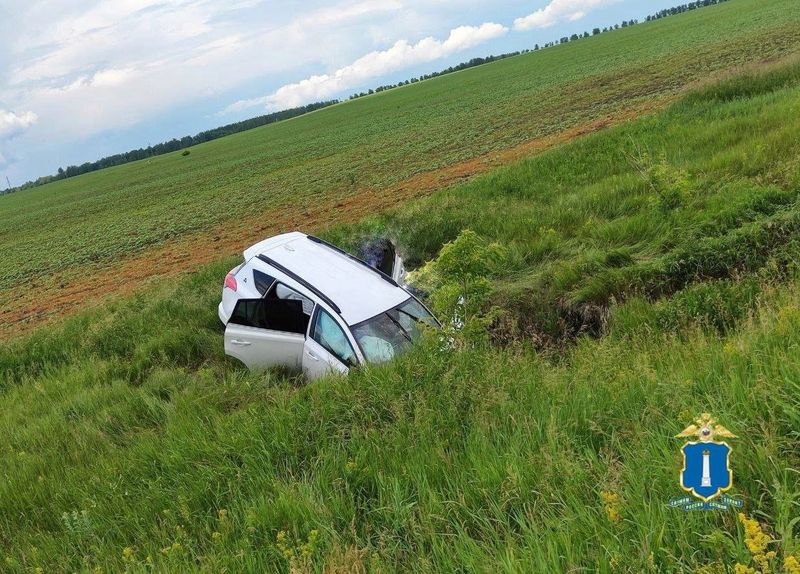 Двое детей погибли в улетевшем в кювет автомобиле